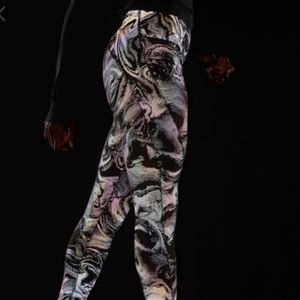 ATHLETA Lightning Reflective Swirl Tight